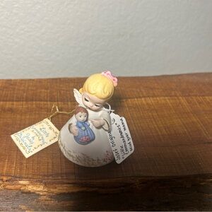 Vintage Josef Originals Little Commandments "Mind Your Mama" Angel Holding Baby